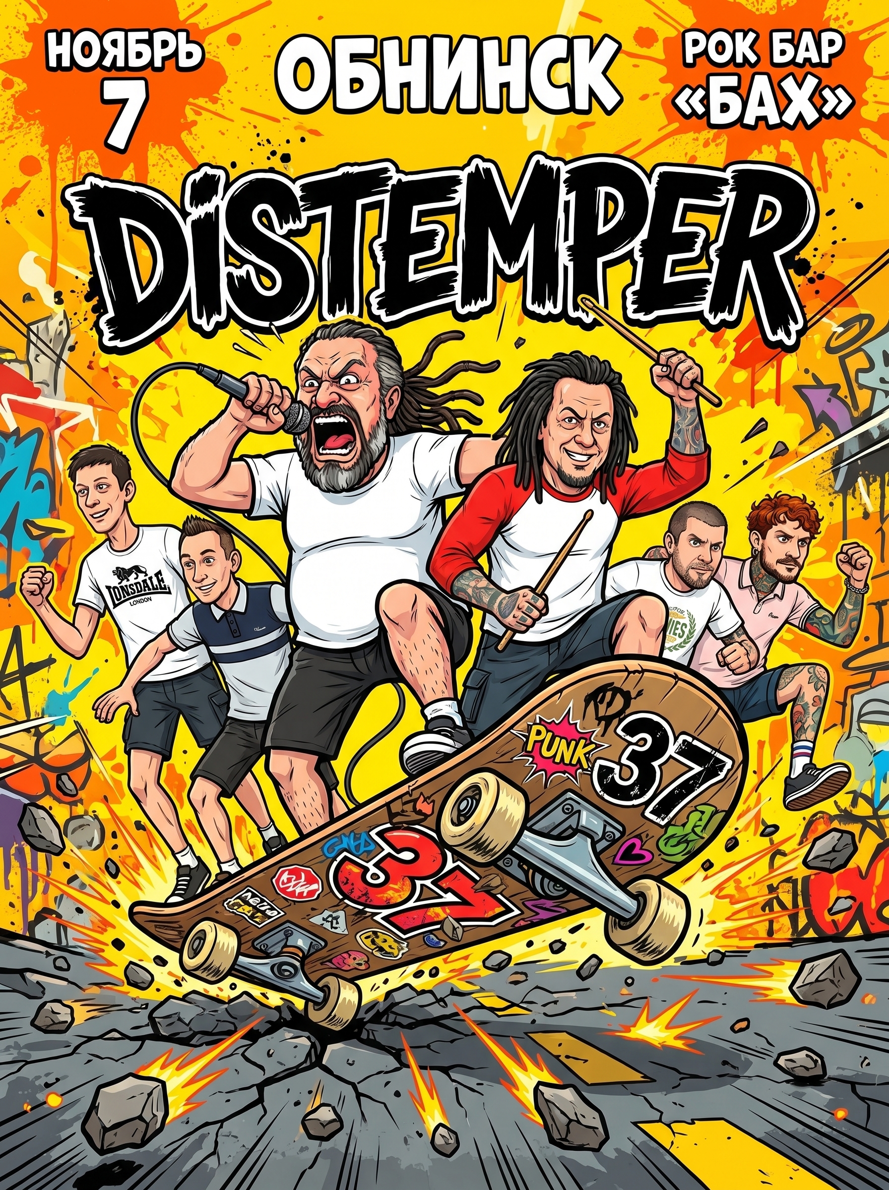 Афиша Distemper 7 ноября